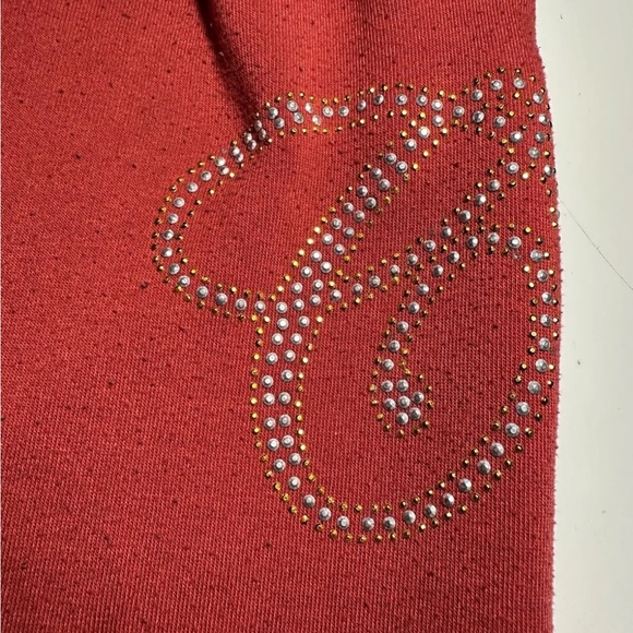 Vtg Coogi Mens Jogger Sweatpants Grunge Size XXL 2XL Red Y2K -FADED AND PEELING - Picture 12 of 16